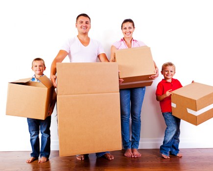 Packing and loading service for a Hackney house move