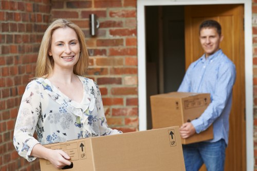 Packing and transport services for office equipment in Hackney