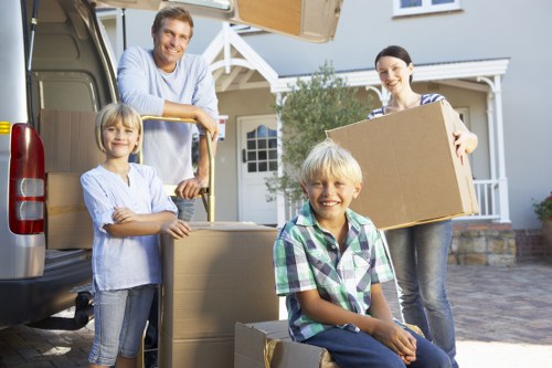 Truck hire service helping with a Hackney property move