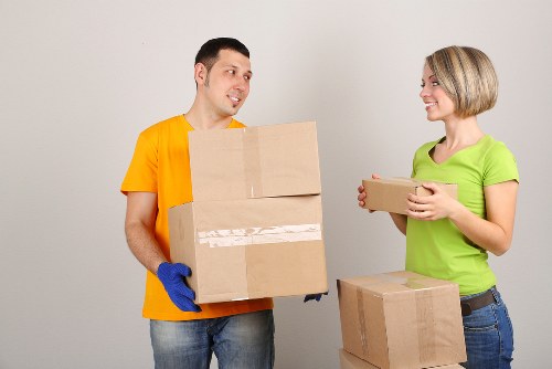 Checklist and packing supplies for a Hackney house move