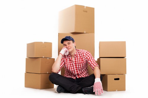 Payment and pricing details for a removal van service